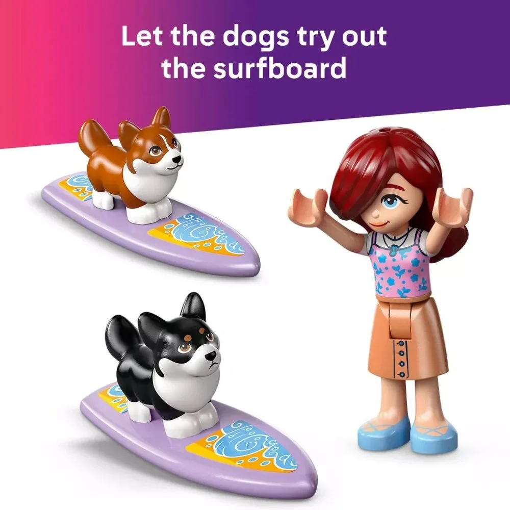 LEGO Friends Surfing Dogs Scooter Adventure Pretend Play Building Toy Age 6+ NEW